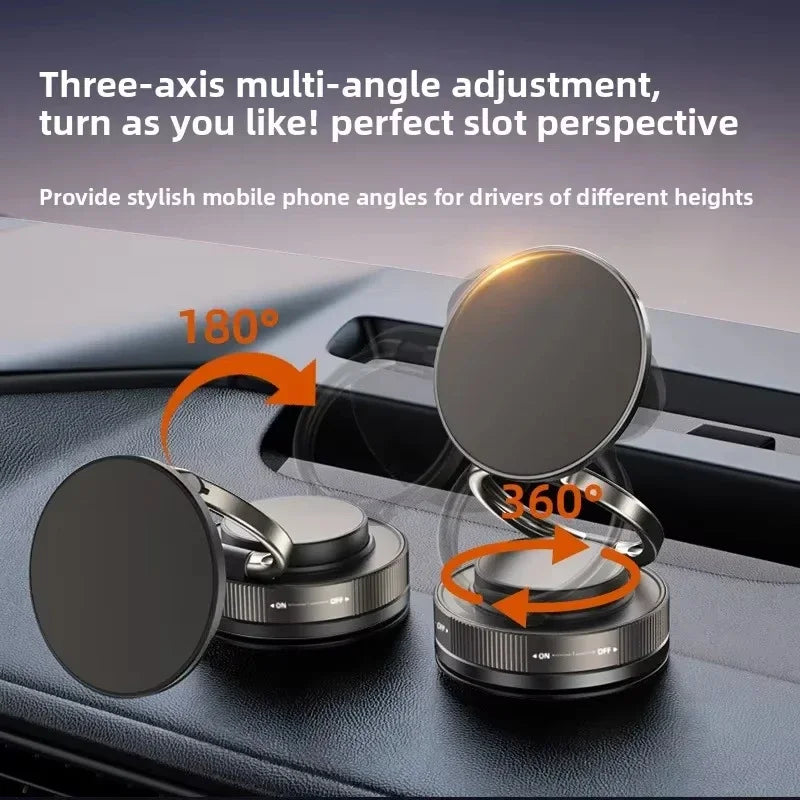 T30 Vacuum Magnetic Phone Holder Stand, for Magsafe Suction Cup Phone MountAdjustable Swivel Lock, for Your Car/Gym/Mirror Beauty Trend Shop