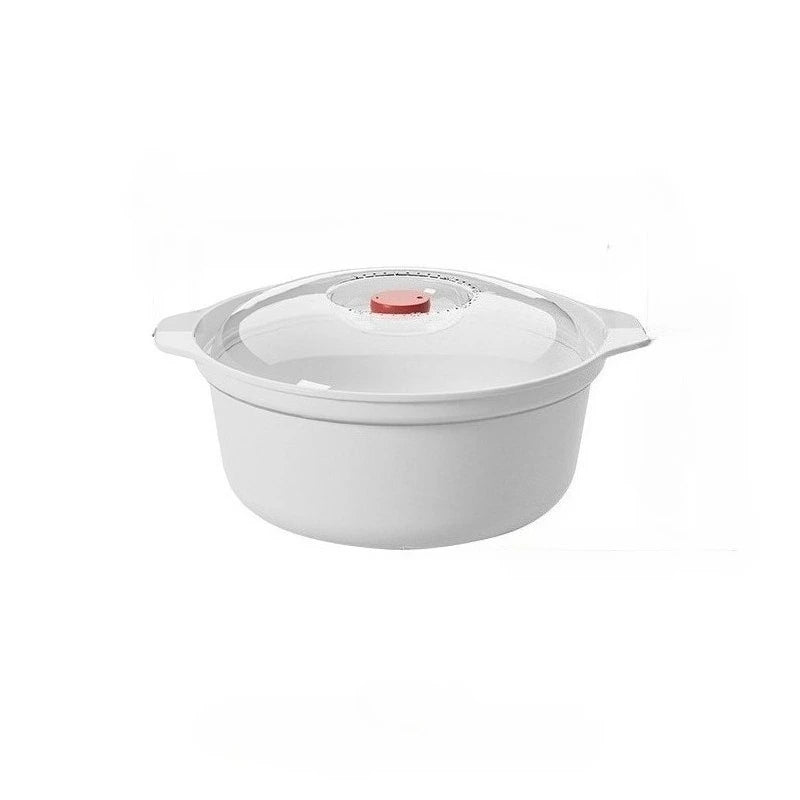 Microwave Oven Special Box Heated Soup Pot RiceSteamed Hot SteamedBuns with Lid Eco-friendly FoodGrade KitchenTool Beauty World Shop