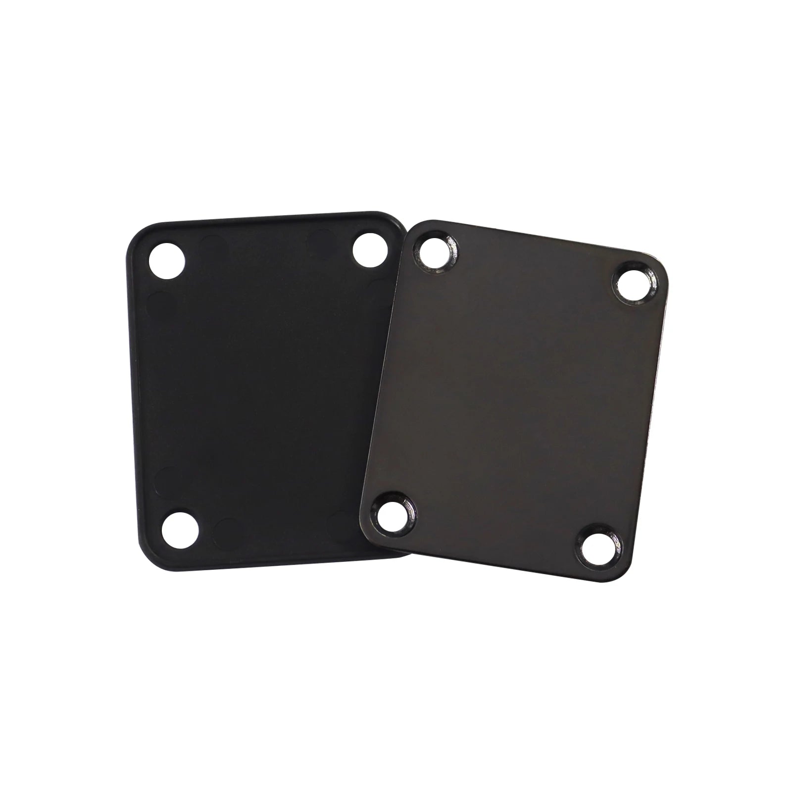 1Set  Bass Guitar Neck Plate,Electric Guitar Neck Joint Connecting Strengthen Plate with Plastic Back Plate & Mounting Screws Beauty World Shop