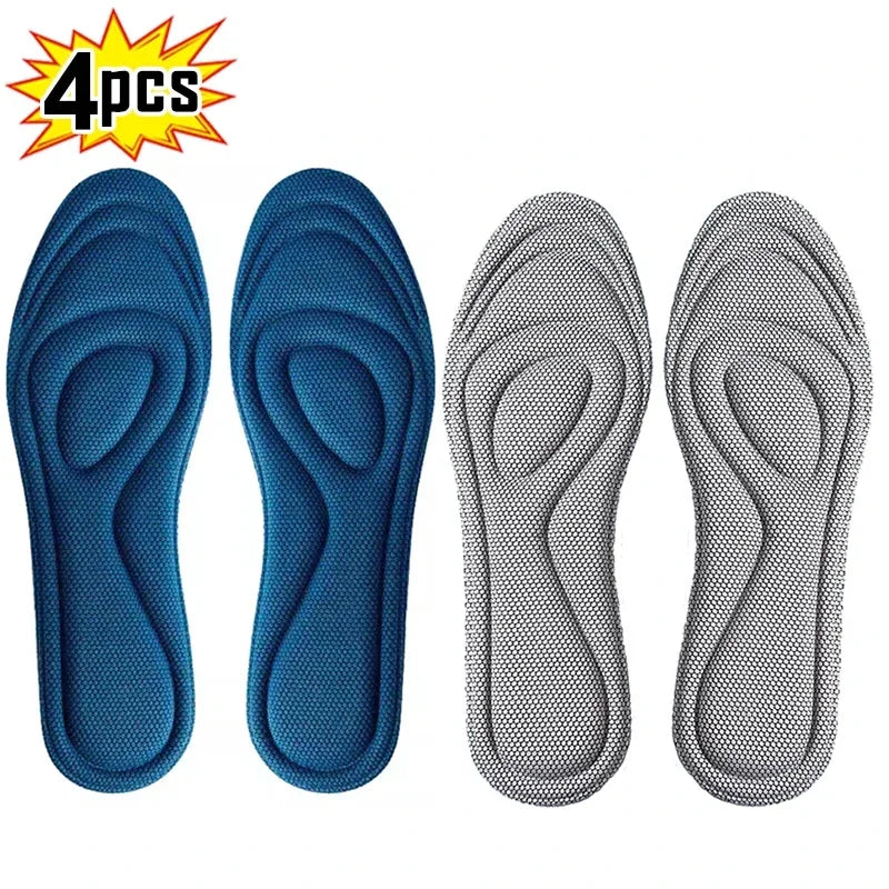 1/2 Pairs Memory Foam disposable Insoles for Shoes Antibacterial Deodorization Sweat Absorption Insert Sport Shoes Pads Beauty World Shop