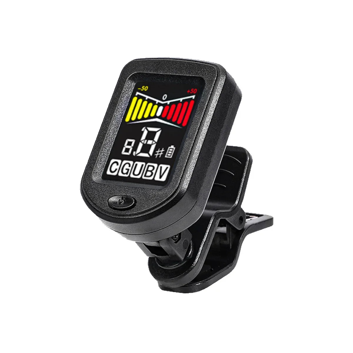 T-02 Guitar Tuner Clip-on Chromatic Digital Tuner LCD Display Mini Tuner String Instrument Accessories for Guitar Ukulele Violin Beauty World Shop