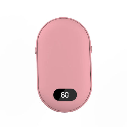 USB Rechargeable Hand Warmer Power Bank 2-in-1 Mini Electric Heater High-Capacity Pocket Warmer Winter Gift for Cold Weather Beauty World Shop