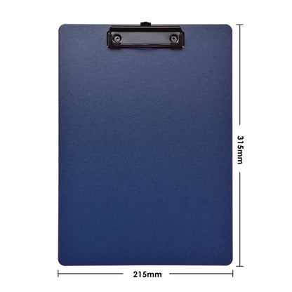 A4 File Folder Clipboard Writing Pad Memo Clip Board Clips Test Paper Storage Organizer School Supplies Office Stationary Beauty World Shop