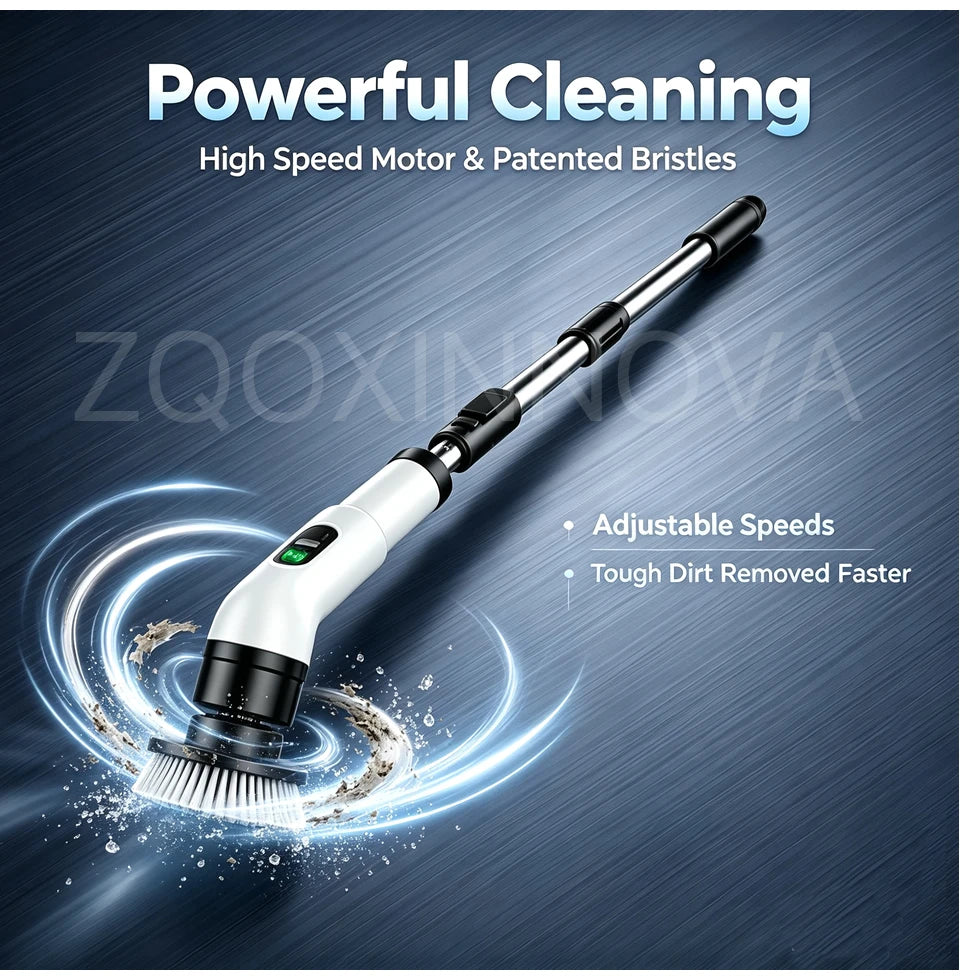 Cordless Household Spin Scrubber Kitchen Gadgets Hair Brushes Bathroom Broom Toilet  Multipurpose Cleaning Brush  Electric Mops Beauty World Shop