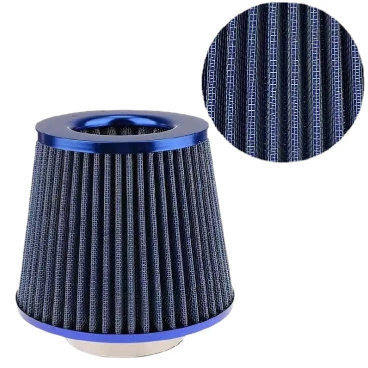 76MM 3 Inch Car Air Filters Vent Filter High Flow Intake Kit Mesh Cone Engine Protector Replacement Auto Accessories Universal Beauty World Shop