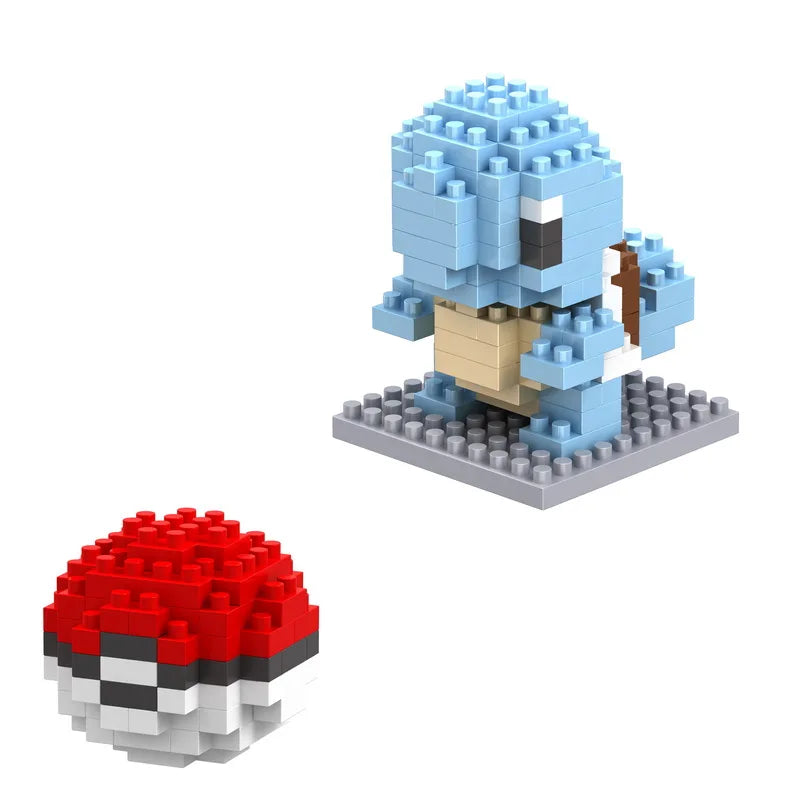 75 Style Building Blocks Assembly Anime Picachu Charizard Doll Blastoise Bulbasaur Gengar Bricks Figures Toy for Kid Gift Beauty World Shop