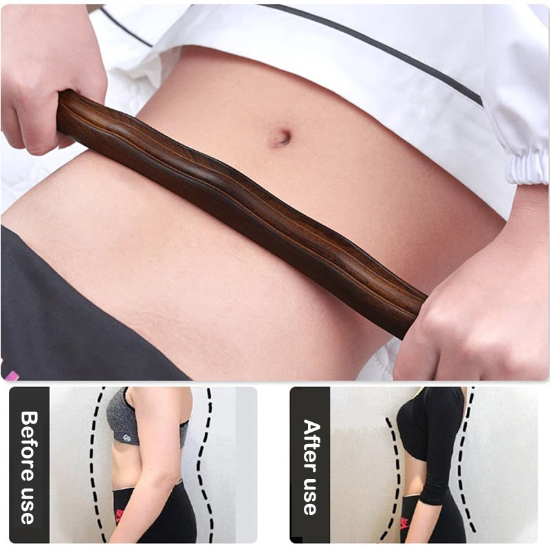 1PC Massage Guasha Scraping Stick Tools Back Shoulder Neck Waist Leg Massager Tools Natural Wood Fast Gua Sha Beauty World Shop
