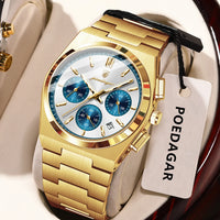 Gold White Blue