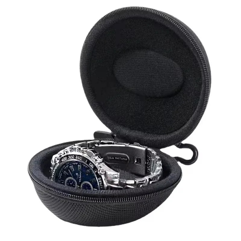 Portable EVA Single Watch Travel Case Watch Storage Organizer Box Watch Holder Waterproof for Smartwatches Zippered Container Beauty World Shop