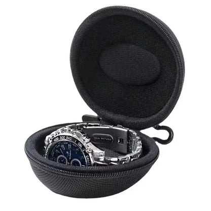 Portable EVA Single Watch Travel Case Watch Storage Organizer Box Watch Holder Waterproof for Smartwatches Zippered Container Beauty World Shop