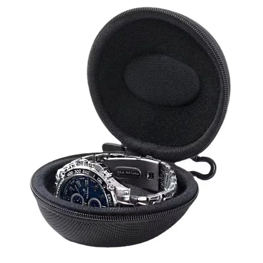 Portable EVA Single Watch Travel Case Watch Storage Organizer Box Watch Holder Waterproof for Smartwatches Zippered Container Beauty World Shop