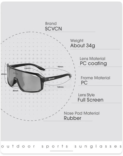 Cycling Glasses Photochromic Sunglasses Men Women Mountain Bike Road Eyewear New Bicycle Riding Outdoor Sports Hiking Goggles Beauty World Shop