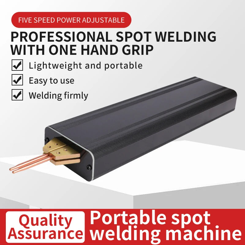 Handheld Battery Spot Welding Machine Portable 18650 Lithium Battery Nickel Sheet Nickel Strip Welding Aluminum Welding Head Beauty World Shop