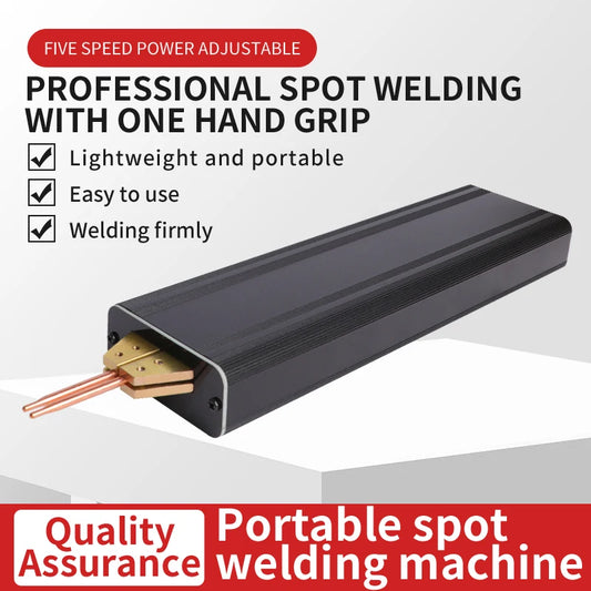 Handheld Battery Spot Welding Machine Portable 18650 Lithium Battery Nickel Sheet Nickel Strip Welding Aluminum Welding Head Beauty World Shop