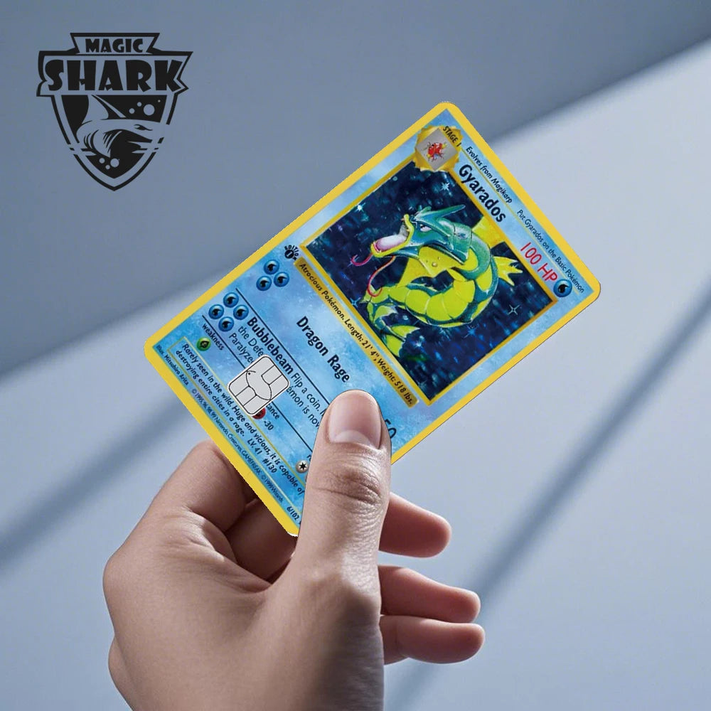 2025 New Pokemons Charizard Blastoise Bulbasaur Eevee Metwo Sticker Film Skin Cover for Credit Debit Card Beauty World Shop