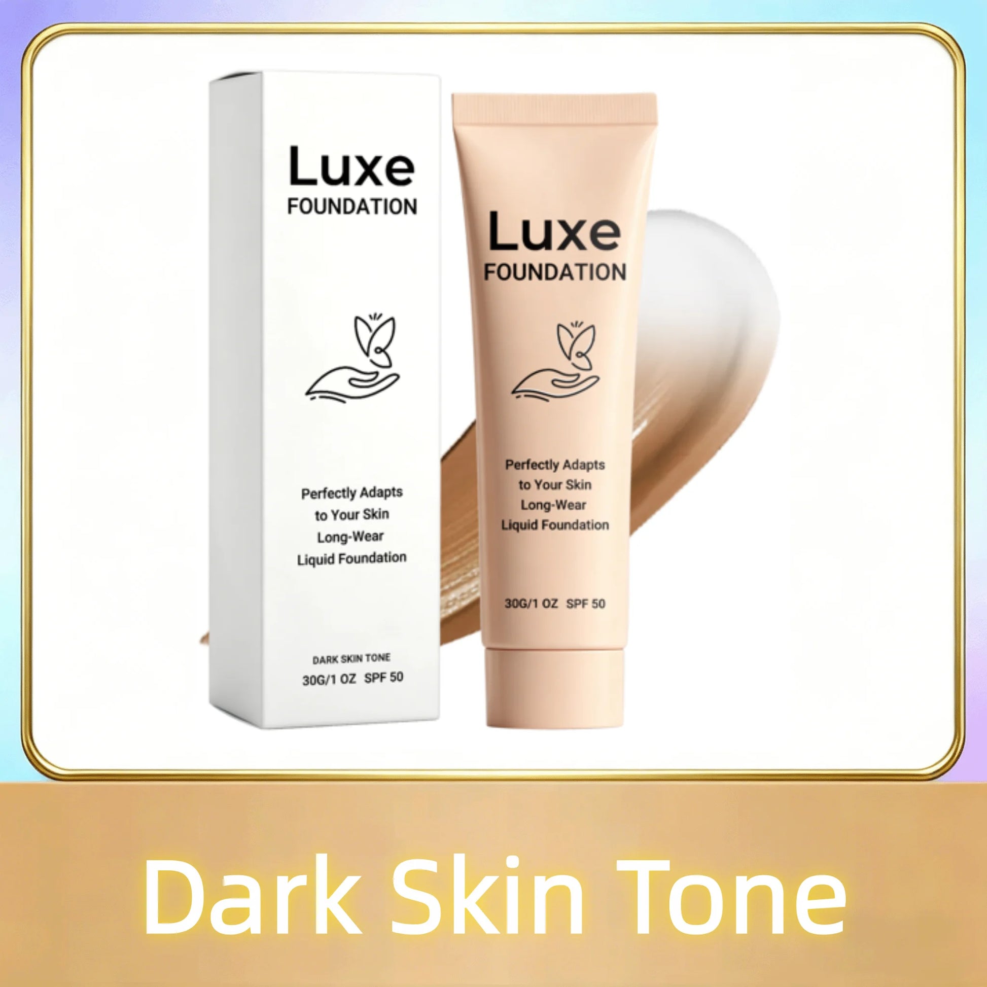 SPF 50 Color Changing Foundation Self Adjusting Adapt Skin Tone Conceal Face Fine Flaws Natural Invisible Skin Pores Makeup Base Beauty World Shop