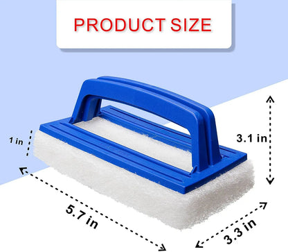 Pool Wall Cleaning Brush Waterline Scrubber Cleaning Pool Hot Spring Swimming Pool Spa Tub Accessory Sponge Brush pools Cleaner Beauty World Shop
