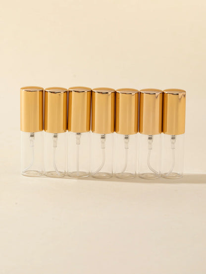 Wholesale 35/Piece 5ml 10ml 15ml Local Tyrant Gold Transparent Glass Thickened Spray Bottle Mini Perfume Bottle Travel Size Beauty World Shop