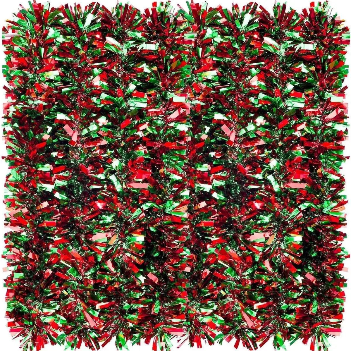 Christmas Tinsel Garlands Decoration Bar Tops 2/10M Red Green Wreath Xmas Tree Ornaments Party Home Staircase Decor Pendant Prop Beauty World Shop