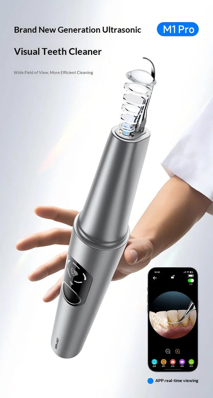 HOMEFISH Home Dental Cleaning Device Professional Tool for Removing Tartar Plaque And Calculus with Visual Technology Beauty World Shop