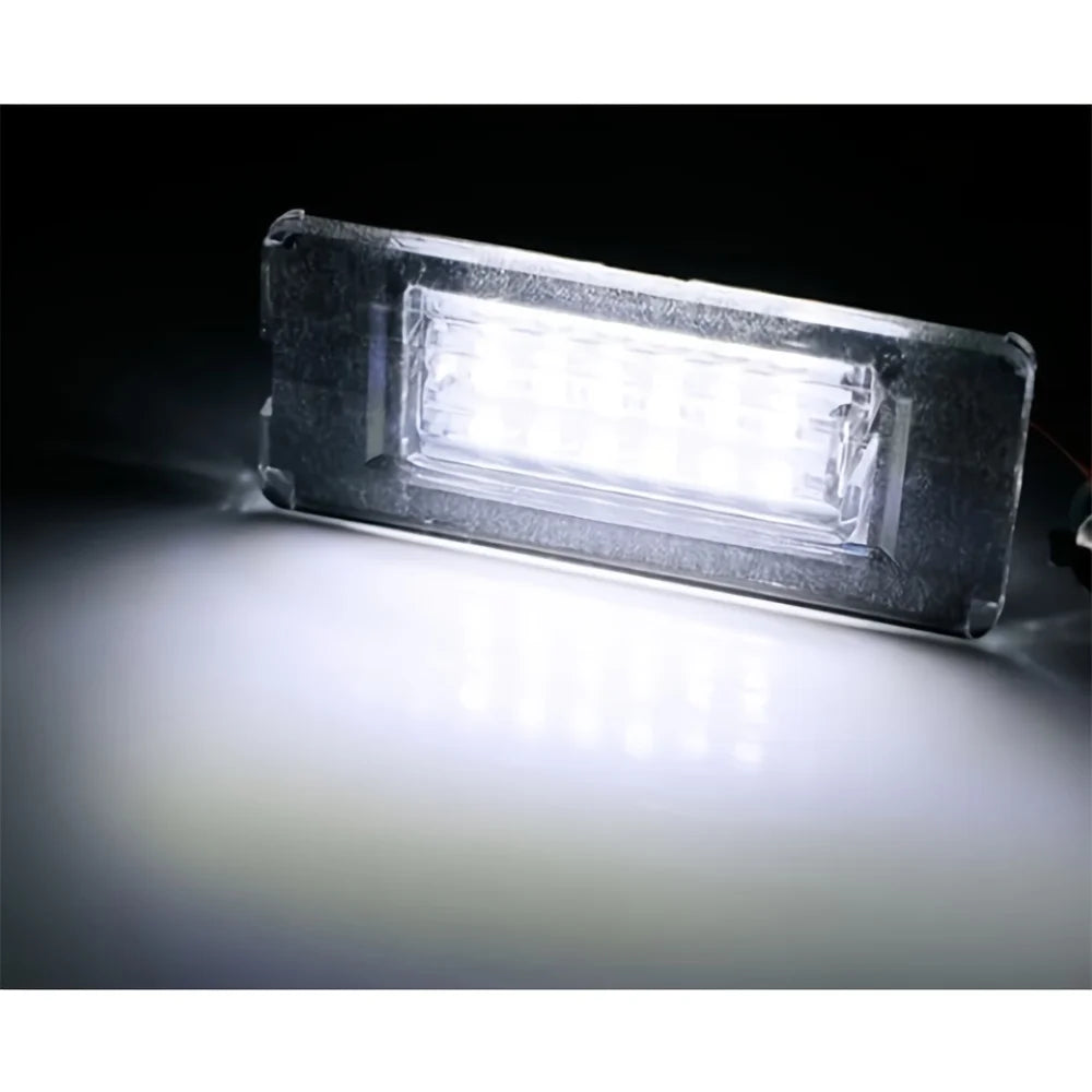 2pcs Mini LED license plate lights, suitable for Mini Cooper R56, R57, R58, R59,6500k Beauty World Shop