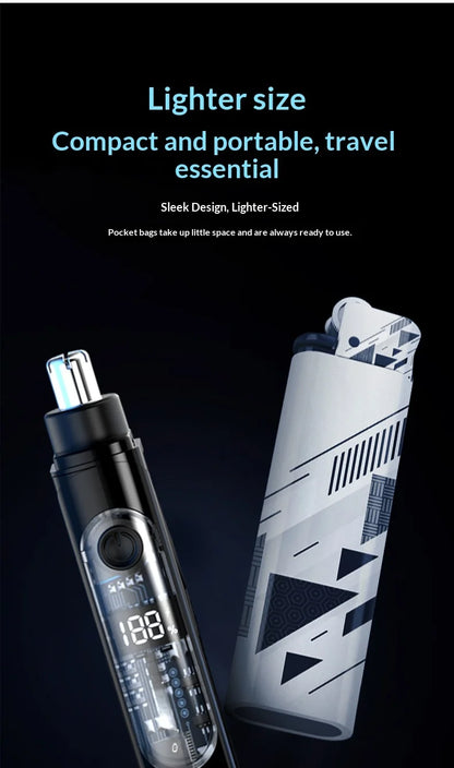 Portable Nose Ear Hair Trimmer Electric Clipper for Men Women Rechargeable Painless Hair Removal Kit Beauty World Shop