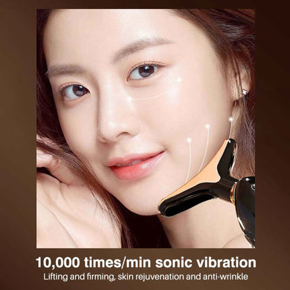 Face Lifting Device Neck Facial Eye Massage Introducer Microcurrent Skin Rejuvenation Anti Aging Beauty Device Face Massager Beauty World Shop