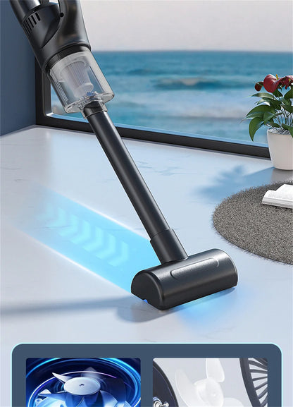 Wireless Handheld Vacuum Cleaner Cordless Handheld Chargeable Auto Vacuum for Home & Car & Pet Mini Vacuum Cleaner 50000Pa Beauty World Shop