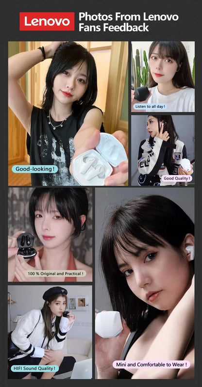 Choice Lenovo GM2 Pro Wireless Bluetooth 5.3 Earphones Gaming Low Latency Dual Mode Music Earbuds Sports In-Ear Headset With Mic Beauty World Shop