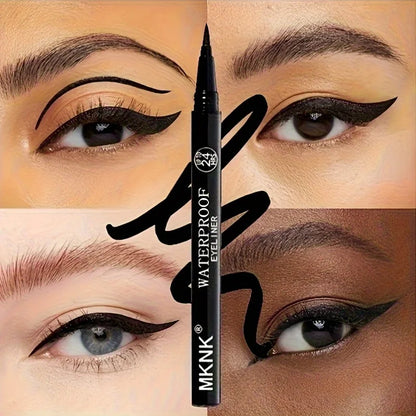 3pcs Black Waterproof, Sweat-Resistant, Smudge-Proof Eyeliner - Ultra Slim Long-Wear Liquid Eyeliner Pen Beauty Trend Shop