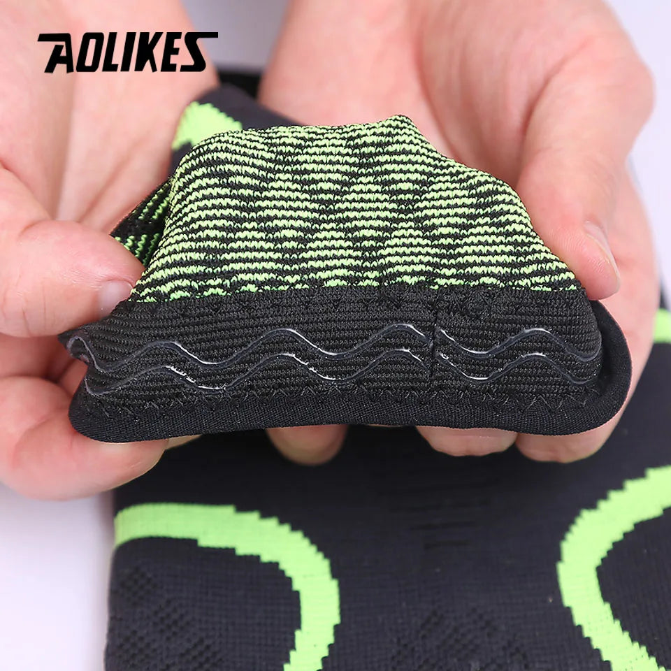 AOLIKES 1PCS Elbow Support Elastic Gym Sport Elbow Protective Pad Absorb Sweat Sport Basketball Arm Sleeve Elbow Brace Beauty World Shop