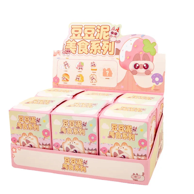Hot Siamese Bean Delicacy Series Mysterious Surprise Blind Box Toys Creative Trendy Cartoon Girl Heart Gifts Festival Gifts Beauty World Shop