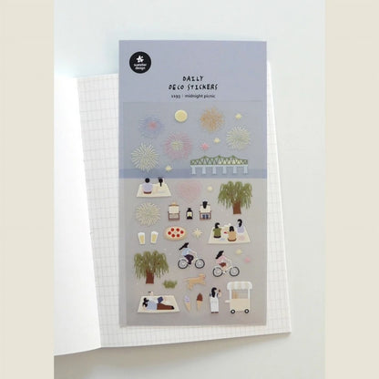 Korean Import Suatelier Travel Home Life Study Friend Stickers Scrapbooking Diy Journaling Diary Stationery Sticker School Gift Beauty World Shop