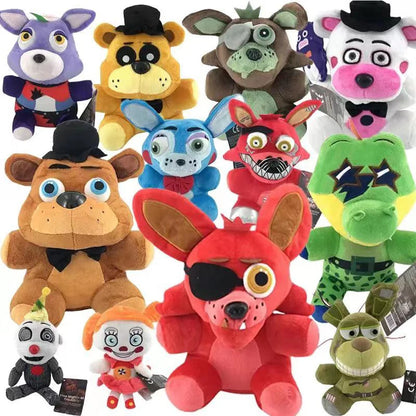 2026 Five Night At Freddy Fnaf Plush Cute Toys Doll Bonnie Bear Foxy Cartoon Stuffed Dolls Freddy Toys For Children Fans Gifts Beauty World Shop