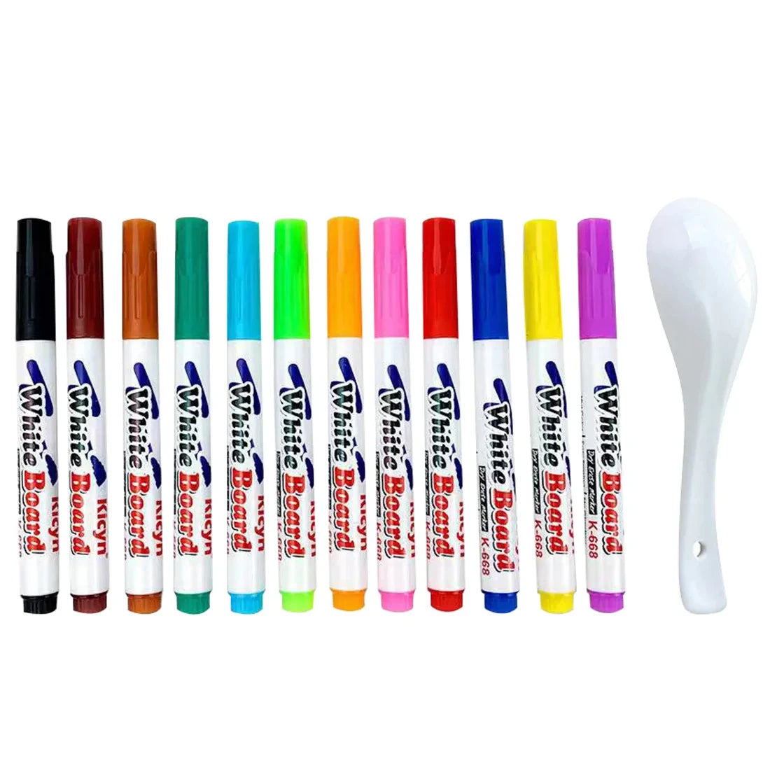 Water Floating Pen Magical Ink Pens With Spoon Floating Color Water Painting Floating Chalk Art Graffiti Drawing Set For Kids Beauty World Shop