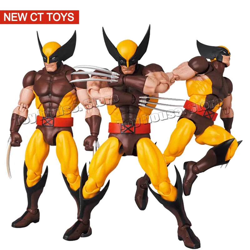 New Ct Toys Wolverine Deadpool Anime Figure Mafex 138 Deadpool 3 Movie Action Figure Figurine Model Statue Collection Toys Gifts Beauty World Shop