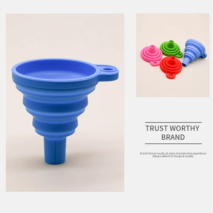 Engine Funnel Car Universal Silicone Liquid Funnel Washer Fluid Change Foldable Portable Auto Engine Oil Petrol Change Funnel Beauty World Shop
