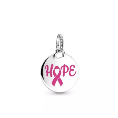 2025 Hot selling 925 Silver Pink Bird Moon Pendant Suitable for European Bracelets DIY Accessories Women's Charm Jewelry Gifts Beauty World Shop