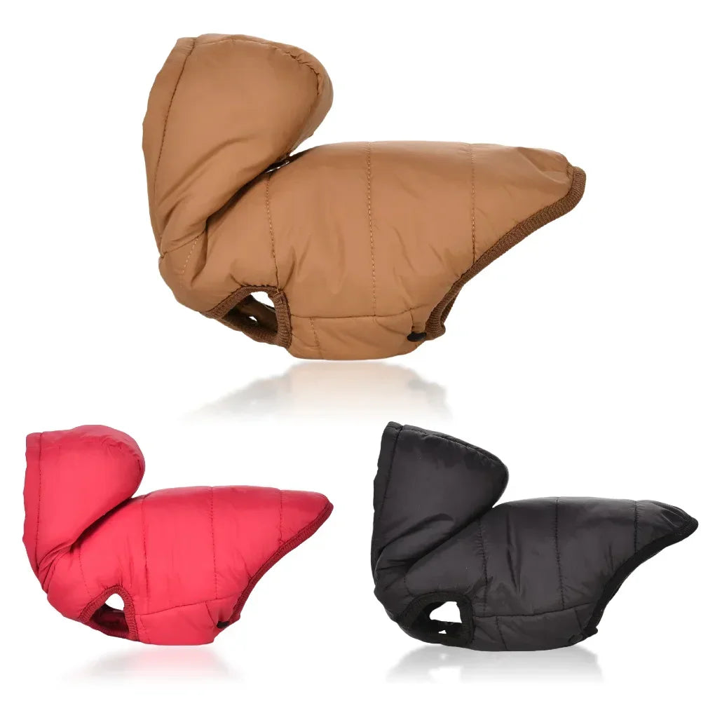 Fleece Warm Pet Clothes For Small Medium Dogs Pet Jacket Thicken Pets Coat For Winter Waterproof Outdoor Puppy Costume Pug Parka
