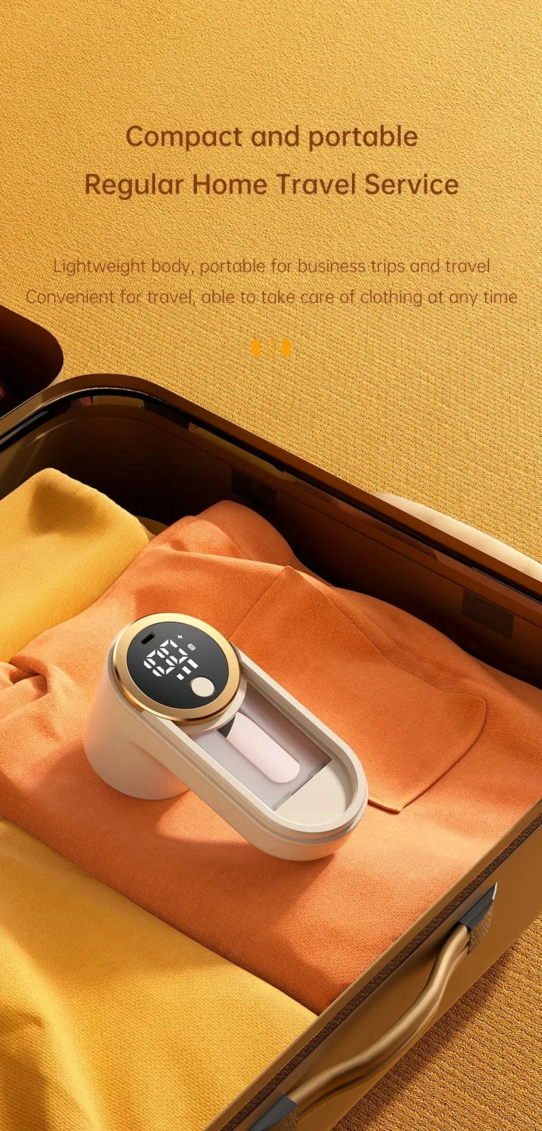 Lint Remover for Clothing Portable Electric Fuzz Pellet Remover LED Display Rechargeable for Clothes Fabric Shaver Fluff Remover Beauty World Shop