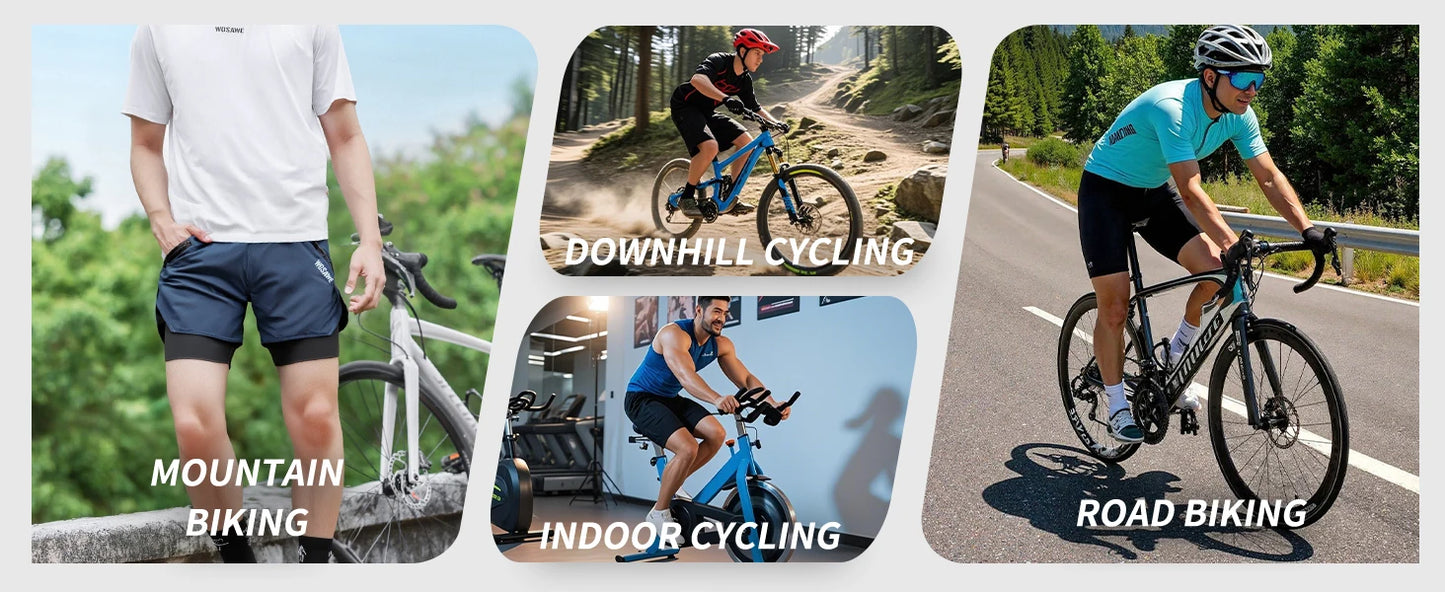 WOSAWE Bicycle Shorts Spring Summer Motocross Racing Shorts Downhill Mountain Bike short Pants Non-removable Cycling Underwear Beauty World Shop