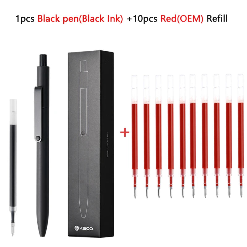 KACO 0.5mm MIDOT Gel Ink Pens, Quick-drying Press Smooth Writing Pen, High Volume for Taking Exams Grading Homework Doing Papers Beauty World Shop