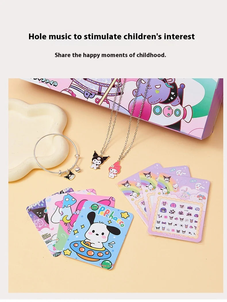 Cute Kuromi Cinnamoroll Melody Christmas Advent Calendar Kawaii Random Figure Ornament Anime Cartoon Keychain Kids Toy Gift Beauty World Shop