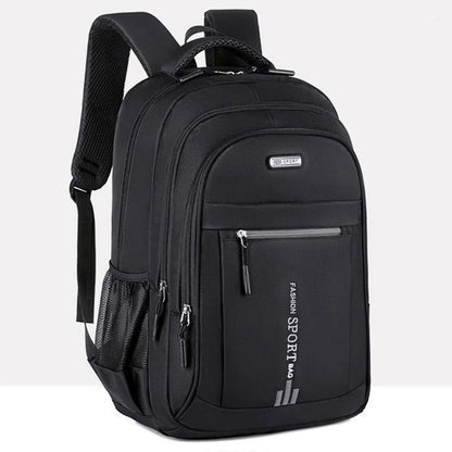 Unisex Large Capacity Backpack, Business Travel Laptop Bag, Multi-Compartment Design, Adjustable Straps, Ideal for Work Leisure Beauty World Shop