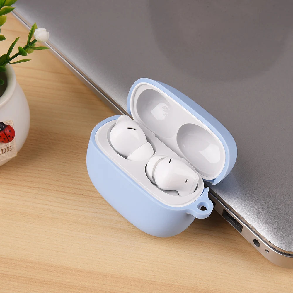 Soft Silicone Case for Redmi Buds 6 Pro 6Pro Cases Wireless Earphone Cases For Xiaomi Redmi Buds6 Pro Covers with Hook Accessory