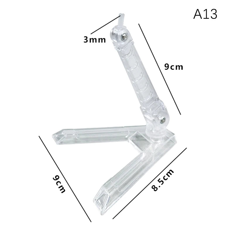 Innovative And Practical Handmade Doll DIY Holder Action Figure Model Base Display Stand Black Bracket For 1/144 HG RG Beauty World Shop