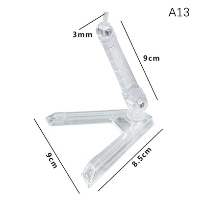 Innovative And Practical Handmade Doll DIY Holder Action Figure Model Base Display Stand Black Bracket For 1/144 HG RG Beauty World Shop