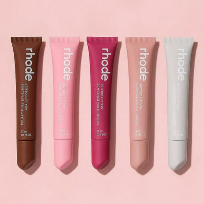 Rhod Lip Balm Moisturizing Mirror Long Lasting Lip Gloss Ribbon Espresso Raspberry Toast Plump No-stick Lip Oil Makeup Cosmetic Beauty World Shop