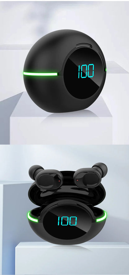 #Y80 New Bluetooth Earphones Tws Wireless Sports Running Waterproof Noise Reduction Gaming Esports Mobile Digital Display Beauty World Shop