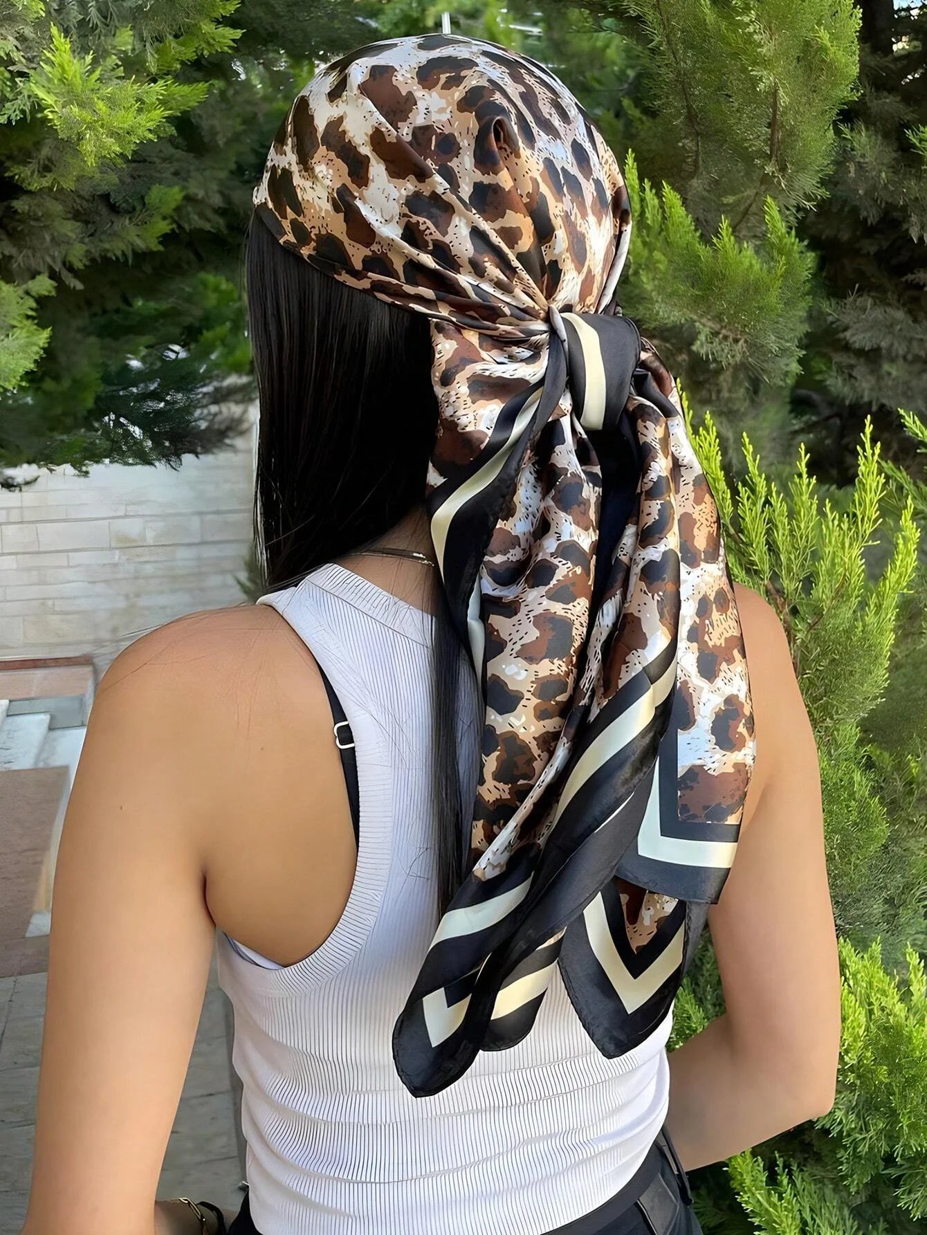 60Colors Luxury Scarf Women 70*70Cm Silk Feel Square Hair Wrapping Foulard Satin Shawl Big Size Head Bandana Hijab Handkerchief Beauty World Shop